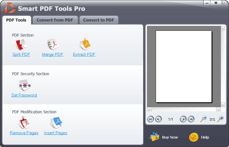 Smart PDF Tools screen shot